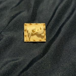 vintage dolphin earrings